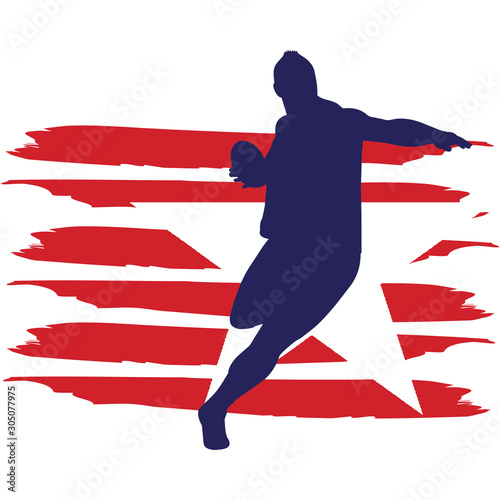 Discus Throw Men  Track and Field flag, American Flag, Fourth of July, 4th of July, Patriotic, Cricut Silhouette Cut File, Cutting file