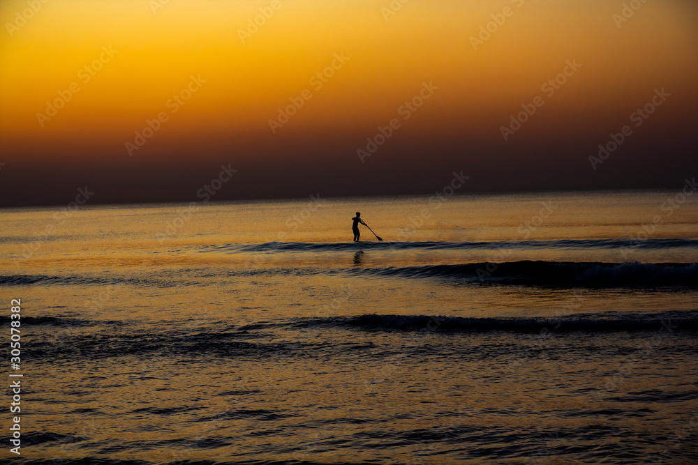 Fototapeta premium Sunset Over Sea