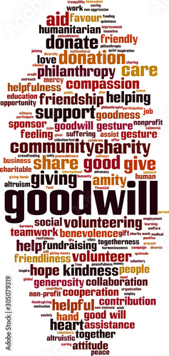 Goodwill word cloud