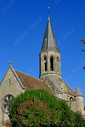 Louveciennes; France - september 9 2019 : church photo