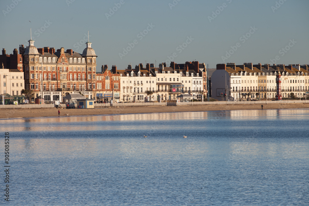Weymouth Seafront on an early Spring Day