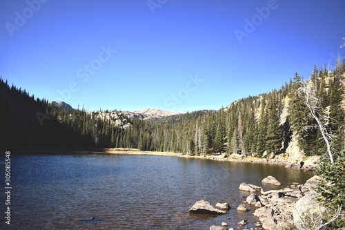 Mirror lake in the Gore Range of the Colorado Rockies. © Andrew