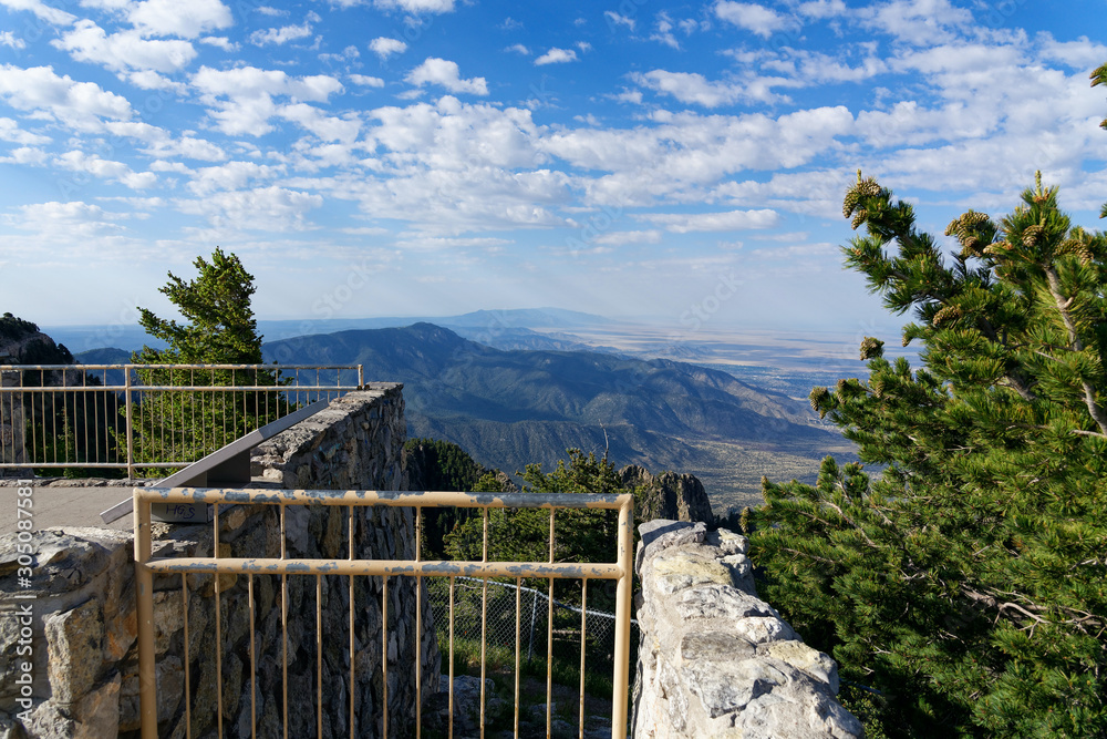 Overlook from Sandia Crest in the Sandia Mountains Stock Photo Adobe Stock