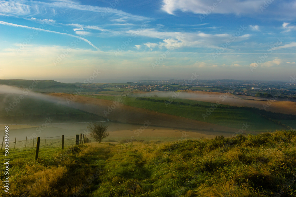 The View from the Ridgeway to Weymouth and Portland