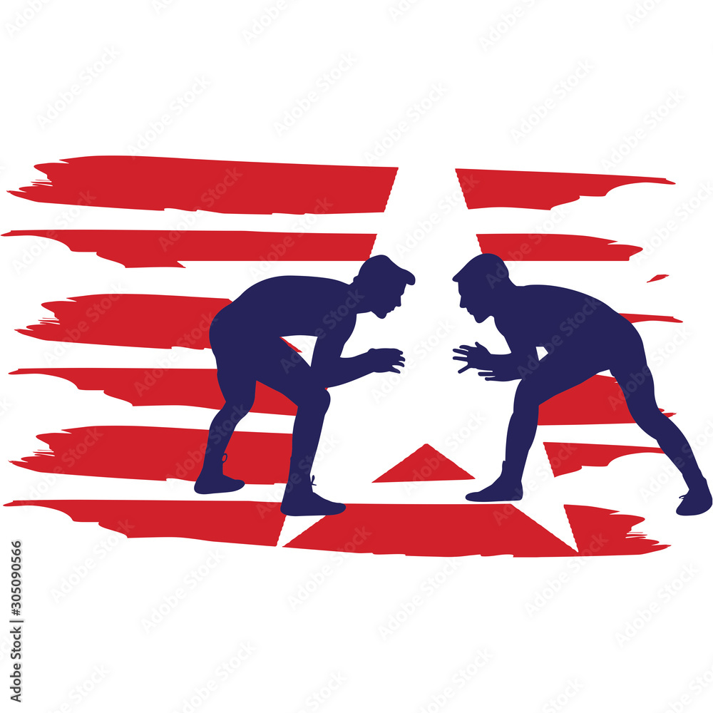 Φωτογραφία Wrestling  Men flag, American Flag, Fourth of July, 4th of July, Patriotic, Cric