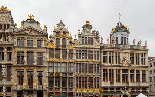 Grand Place in Brussels, Belgium on January 1, 2019. 