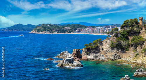 Coast of Lloret de Mar i