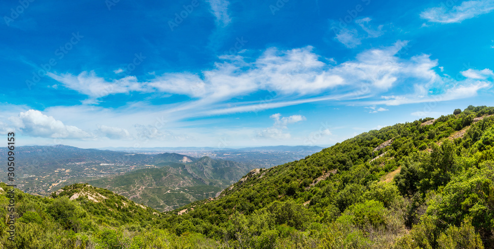 Montserrat mountains in Spain
