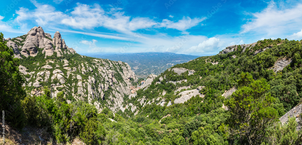 Montserrat mountains in Spain