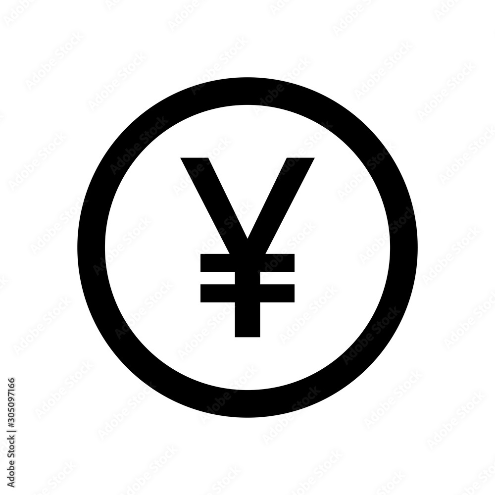 yen - coin icon vector design template yen - coin icon vector design template
