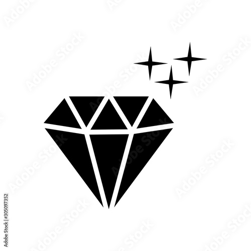diamond icon vector design template
