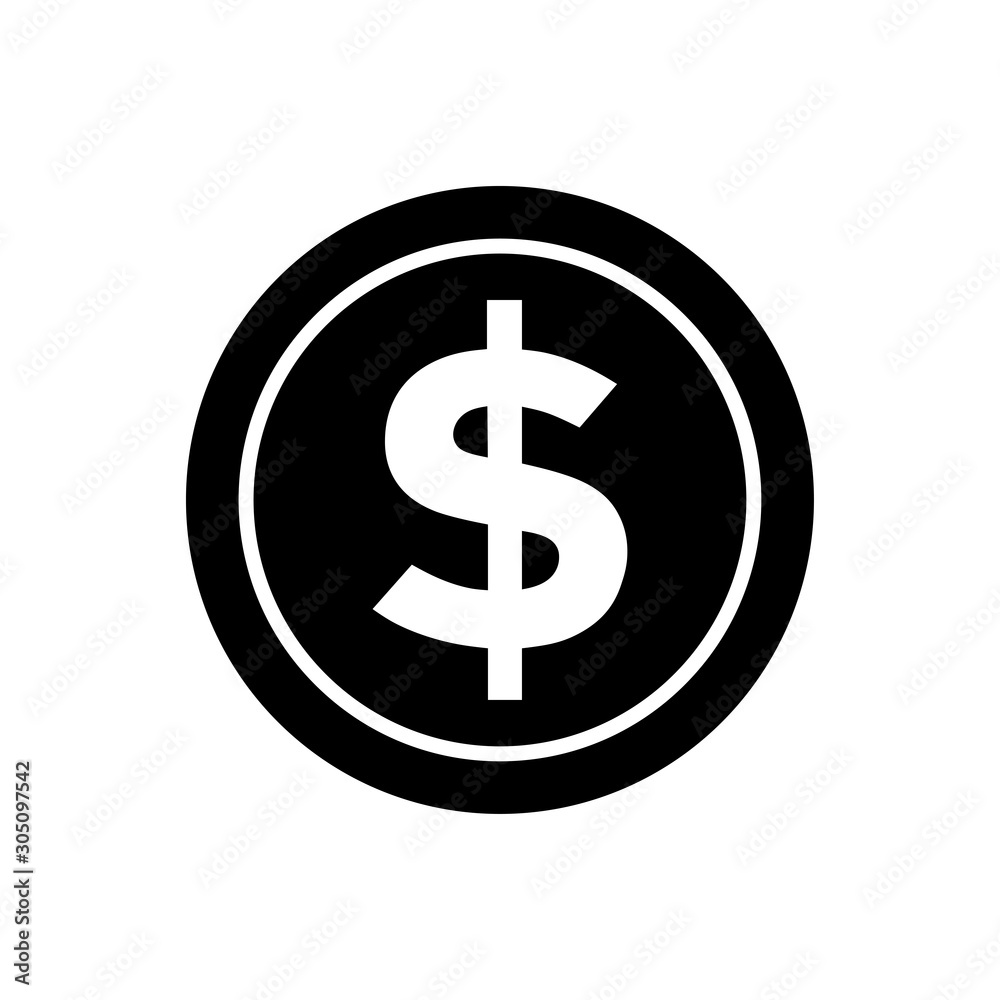 dollar icon vector design template dollar icon vector design template