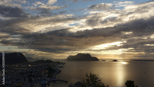 Sunset    lesund  Norway