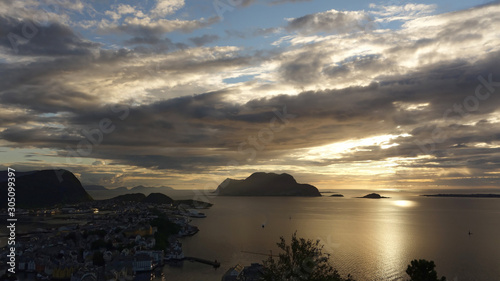 Sunset, Ålesund, Norway