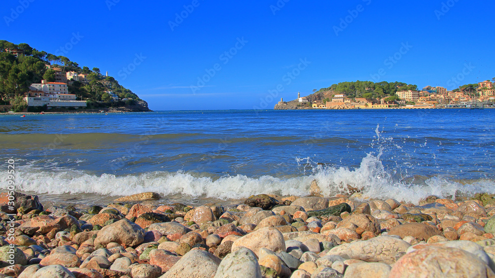 Bay of Porto Cristo on the island of Palma de Mallorca.