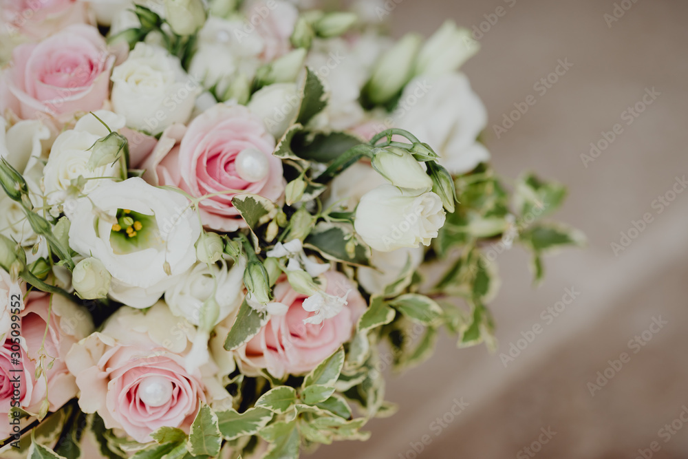 bouquet de fleurs de la mariée