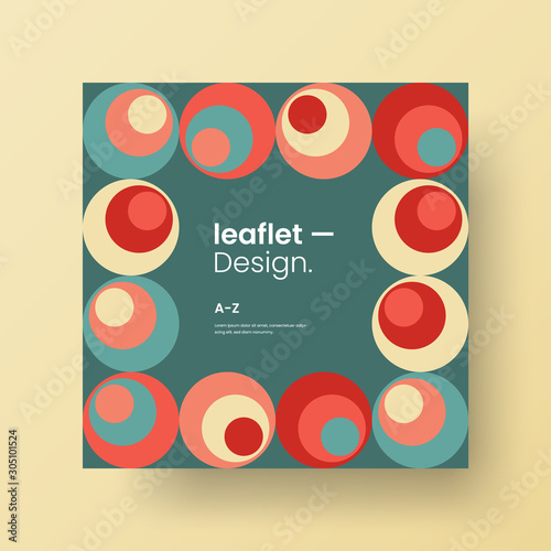 Amazing business advertisement vector mural art square banner mock up. Modern corporate abstract geometric illustration design layout background. Company identity quadrangle texture brochure template.