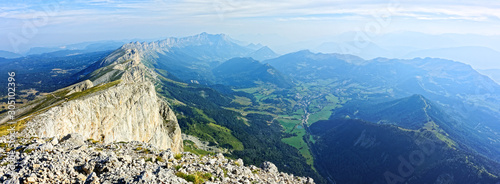 Vue sur le Balcon Est, Gresse-en-Vercors