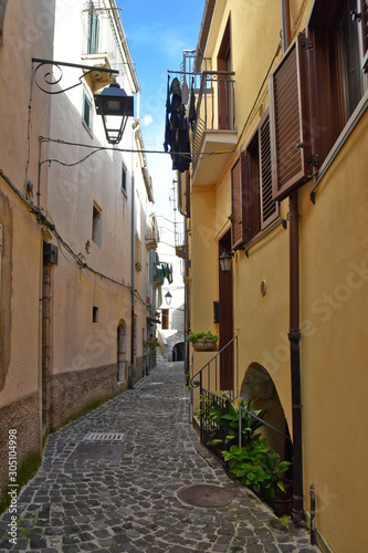 A street of Sant'Agapito, village of Molise region, Italy. © Giambattista