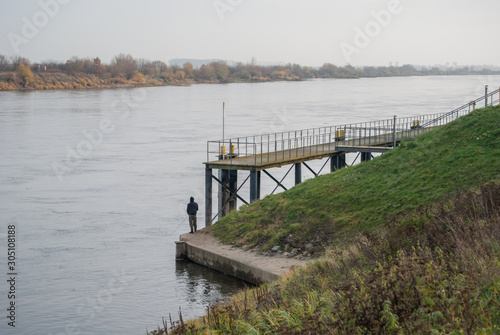 Obraz na płótnie Tczew harbor, Pomerania, Europe w salonie