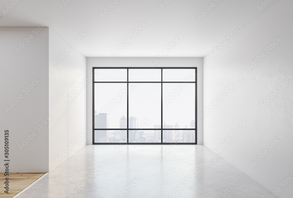Fototapeta premium Spacious interior with copyspace