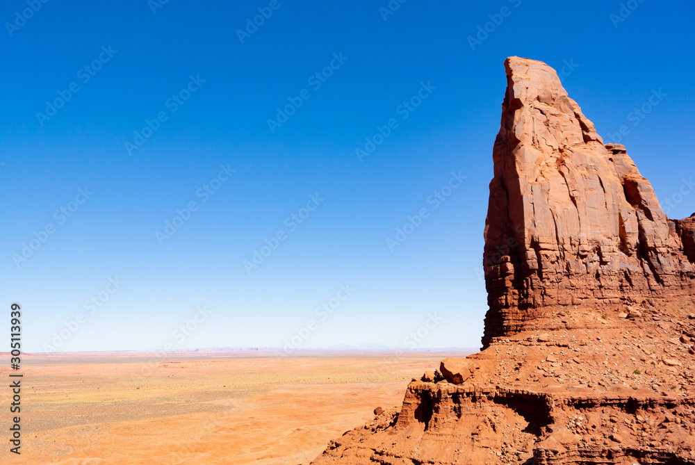 Monument Valley, Utah/united states of america-October 7th 2019: Landscape seen from Artist point