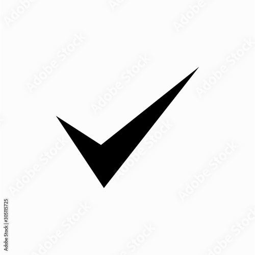 Free Download Black check mark symbol. vector illustration  - GFXLoad