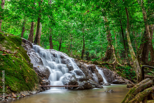 Wallpaper Mural Beautifule Waterfall in Sa Nang Manora Forest Park, Phang Nga, Thailand Torontodigital.ca