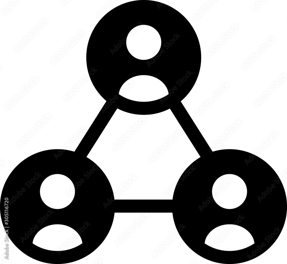Enterprise Network Group Vector Icon Enterprise Network Group Vector Icon