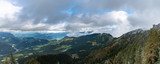 Panorama view of Berchtesgaden National Park from Kehlsteinhaus (Eagle's Nest)