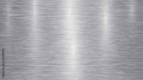 Abstract metal background with glares in gray colors