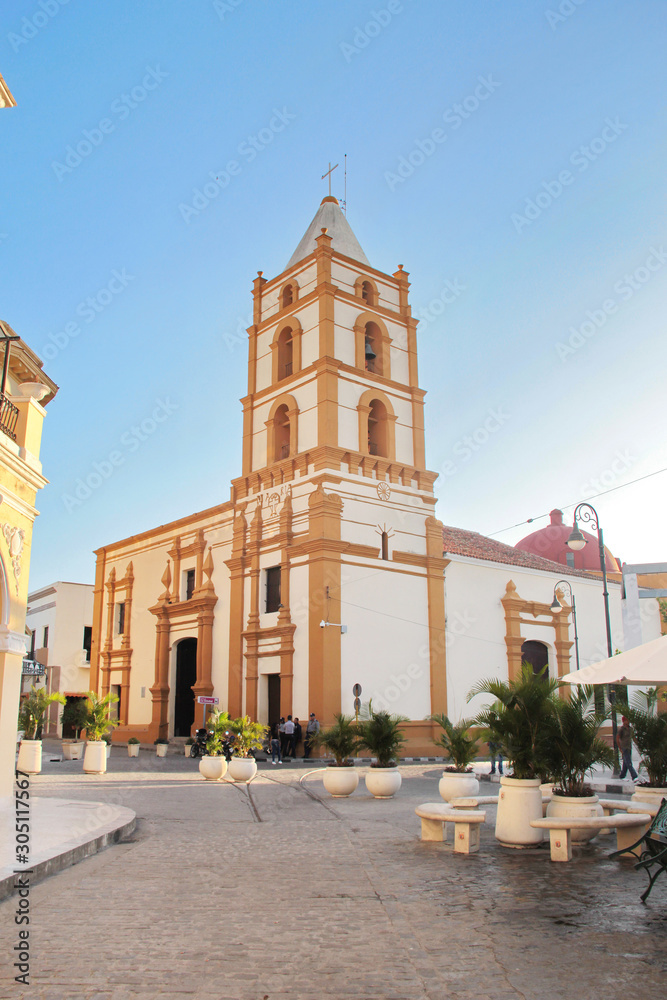Iglesia De Nuestra Señora De La Soledad, a beautiful colonial church in Camagüey, Cuba