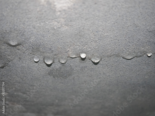 Cuadro en lienzo dampness moisture on ceiling with drops of water infiltration