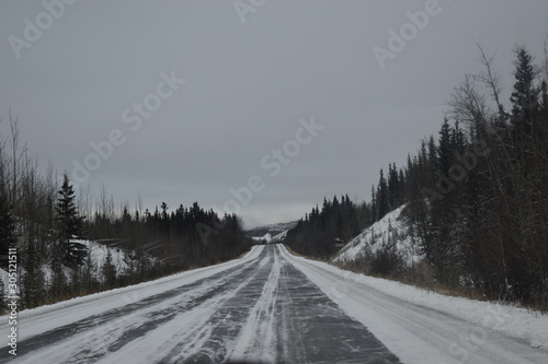 carretera nevada en diciembre © SUMOR