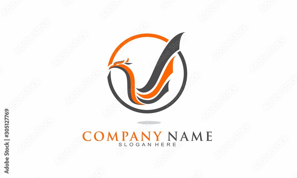 Obraz premium Eagle elegant logo