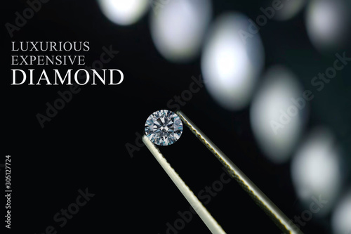 Diamonds are valuable, expensive and rare. For making jewelry photo
