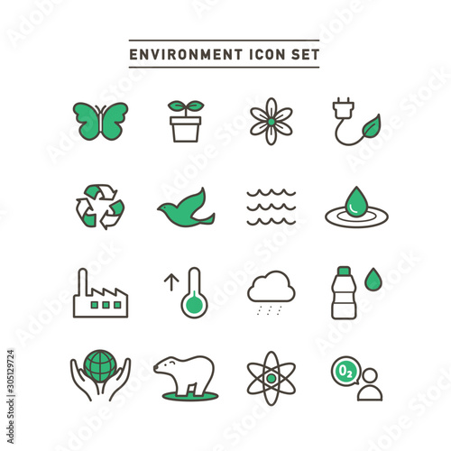 ENVIRONMENT ICON SET