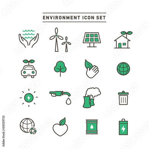 ENVIRONMENT ICON SET