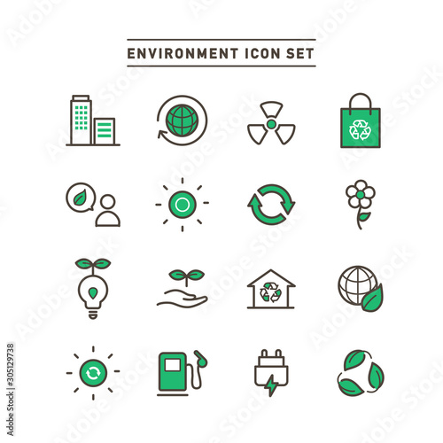 ENVIRONMENT ICON SET
