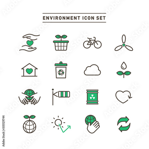 ENVIRONMENT ICON SET