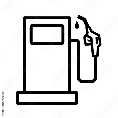 Fuel Station Icon Vector