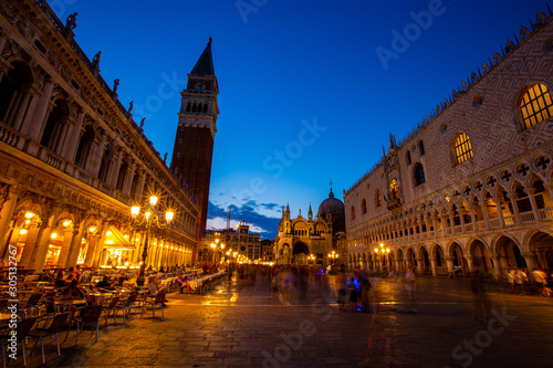 VENICE,ITALY - October 24,2019 :Venice italy travel traditional landmark