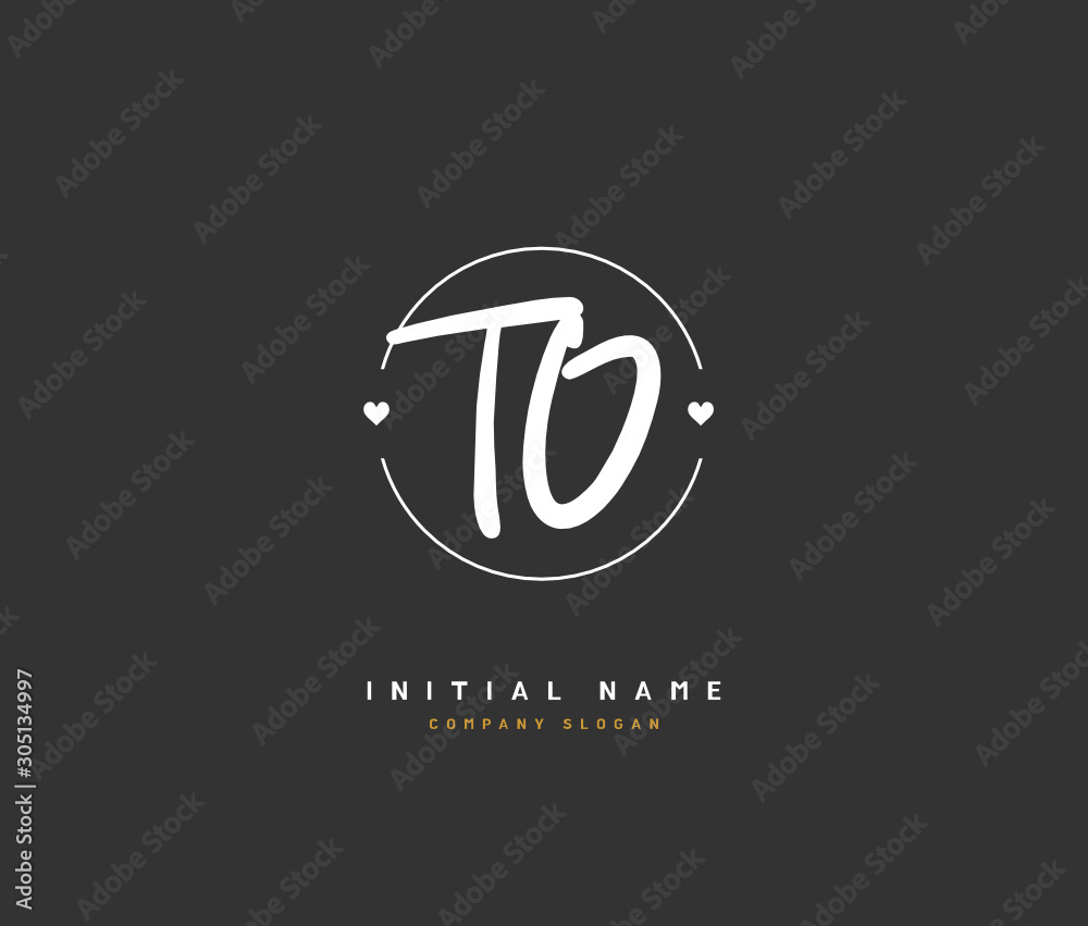 T A TA Beauty vector initial logo, handwriting logo of initial signature, wedding, fashion, jewerly, boutique, floral and botanical with creative template for any company or business.