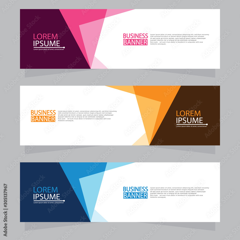 Vector abstract design web banner template. Web Design Elements - Header Design. Abstract geometric web banner template on grey background.Modern banner. Vector abstract design web banner template. Web Design Elements - Header Design. Abstract geometric web banner template on grey background.Modern banner.