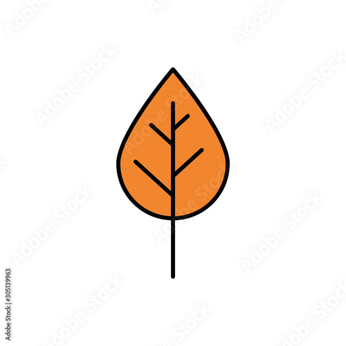 leaf plant nature icon