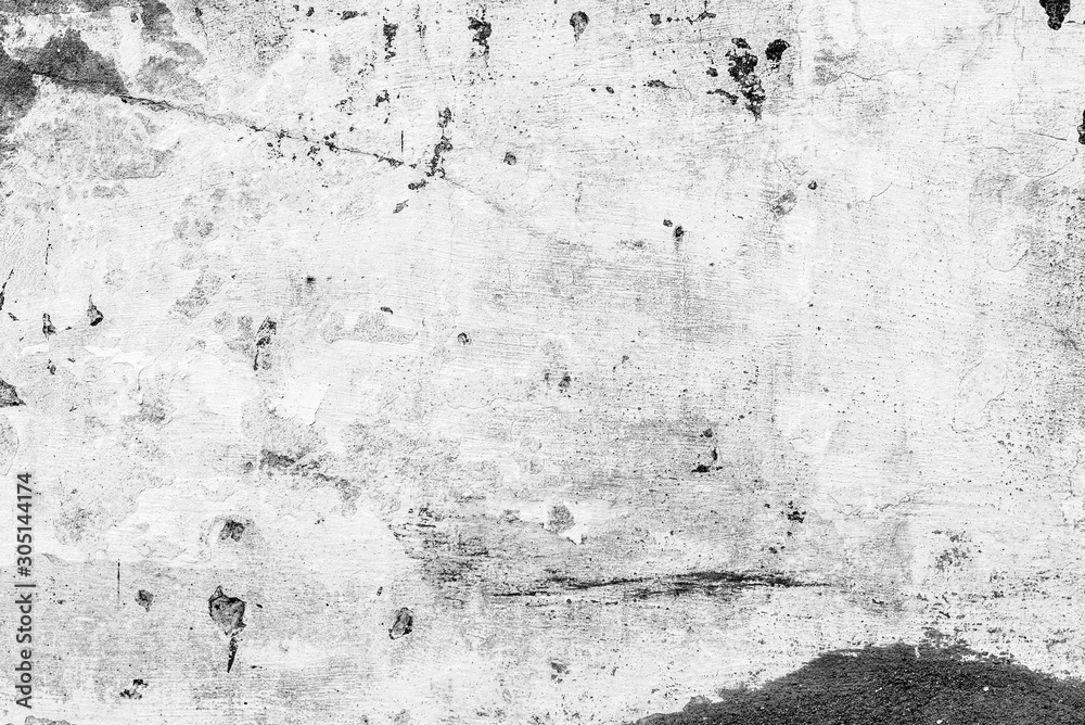 Obraz premium Texture of a concrete wall with cracks and scratches which can be used as a background