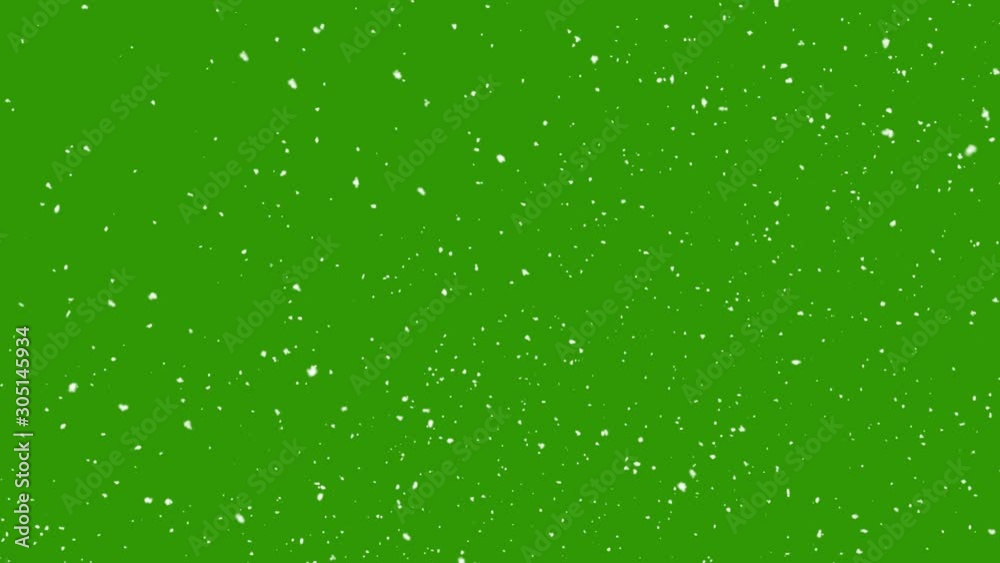 Nature snowfalling on green screen background Nature snowfalling on green screen background