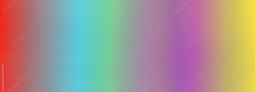 Colorful abstract background. Digital painting with flow brush stroke. Red, blue, green, yellow tone. Banner frame. Movement blur.