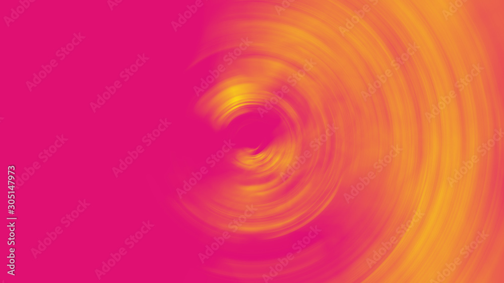 Fototapeta premium Colorful abstract background. Digital painting with flow brush stroke. Liquid look, red, yellow tone. Radius blur.