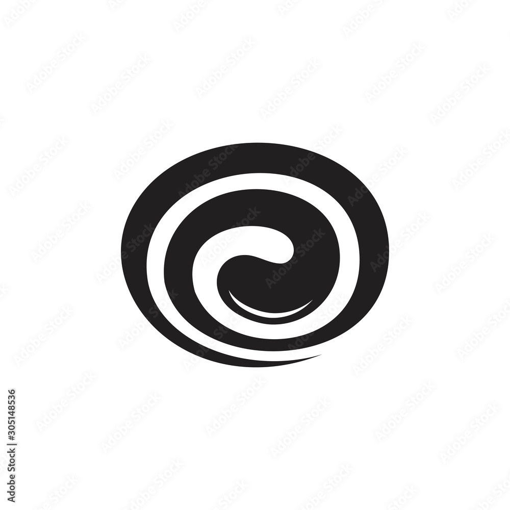 spiral shape swirl motion abstract logo vector spiral shape swirl motion abstract logo vector